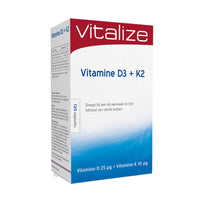 Vitalize Vitamine D3 + K2 120 Cápsulas
