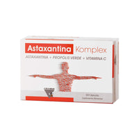 O Tio D'Abelha Astaxantina Komplex + Própolis Verde + Vit C 60 Cápsulas