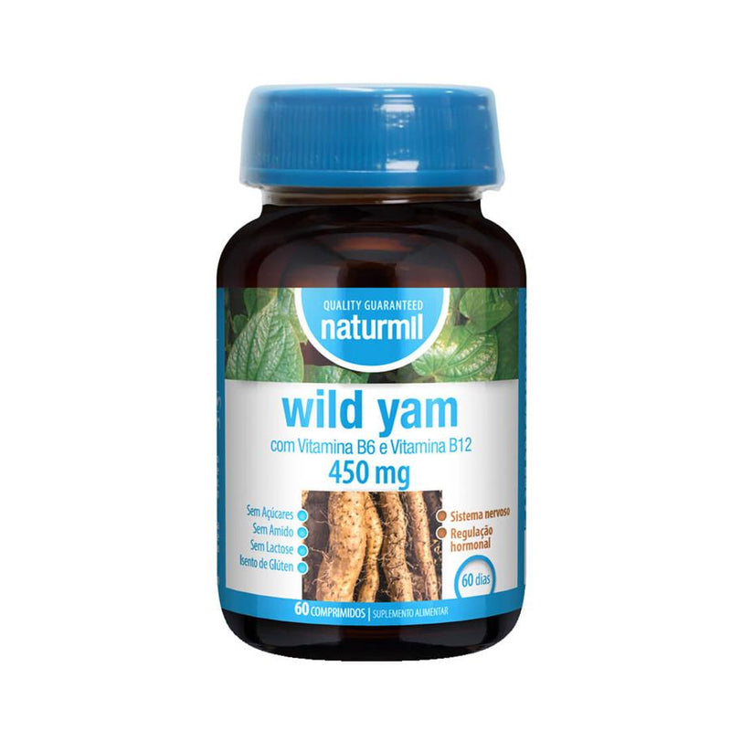 Naturmil Wild Yam 450mg 60 Comprimidos