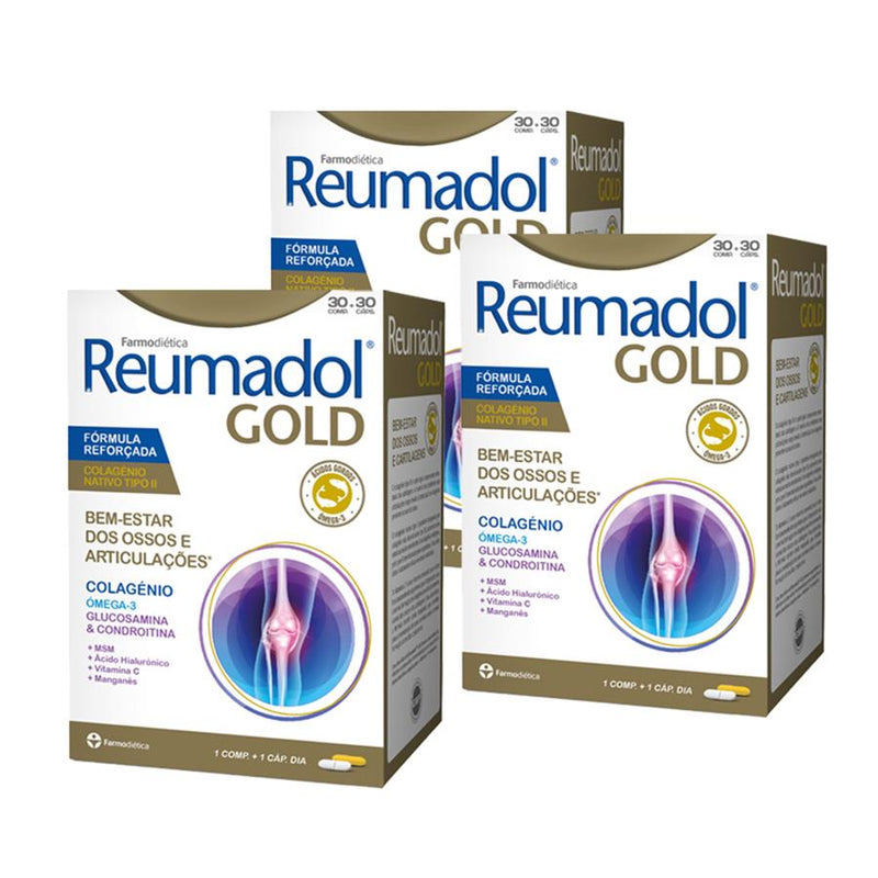Farmodiética Reumadol Gold 30 Comprimidos + 30 Cápsulas - Pack de 3