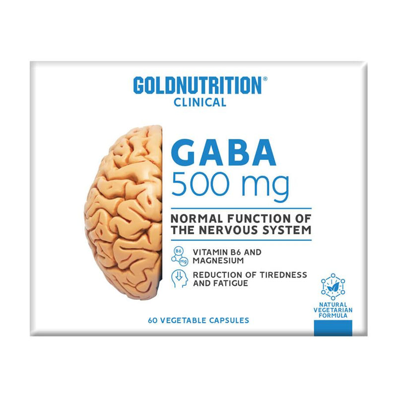 GoldNutrition GABA 500mg 60 Cápsulas