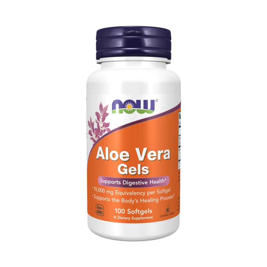 Now Aloe Vera Gels 5000mg 100 Cápsulas
