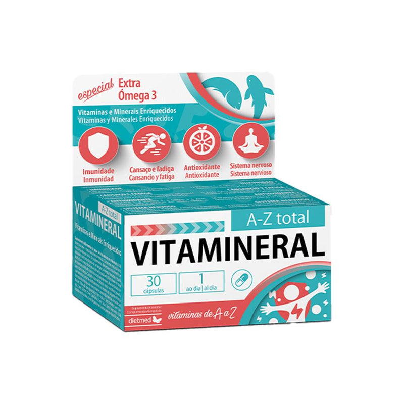 Vitamineral A-Z Total 30 cápsulas