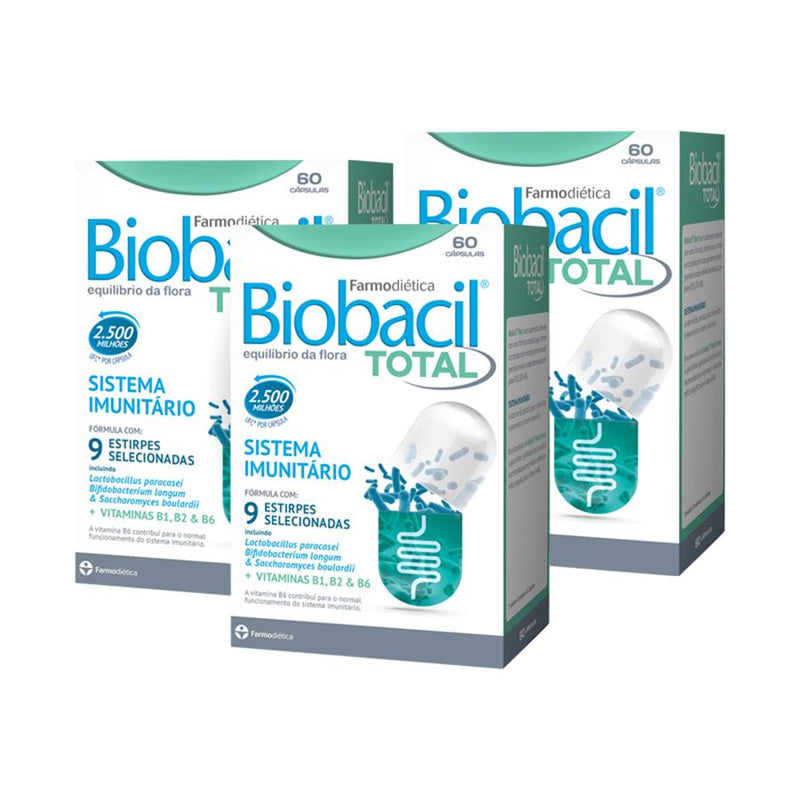Farmodiética Biobacil Total 60 Cápsulas - Pack de 3