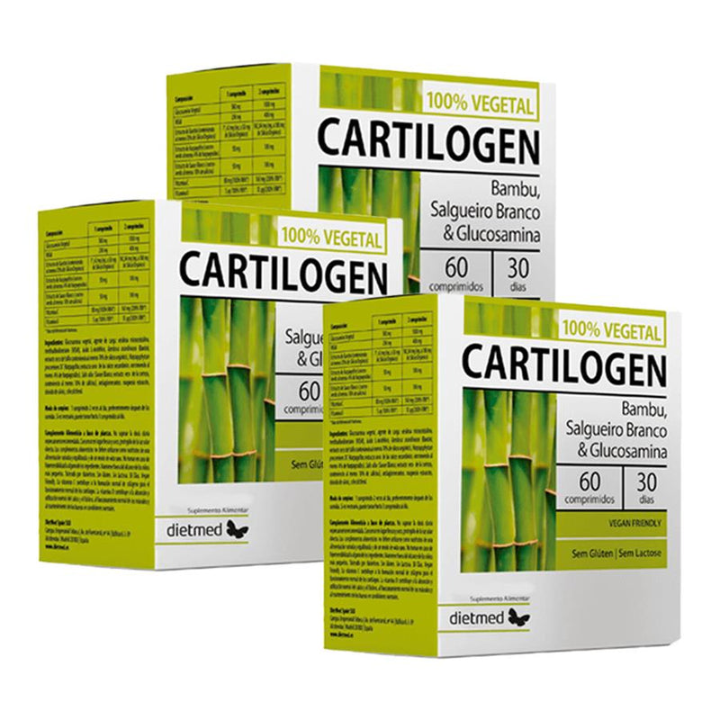 Dietmed Cartilogen 100% Vegetal 60 comprimidos - Pack de 3