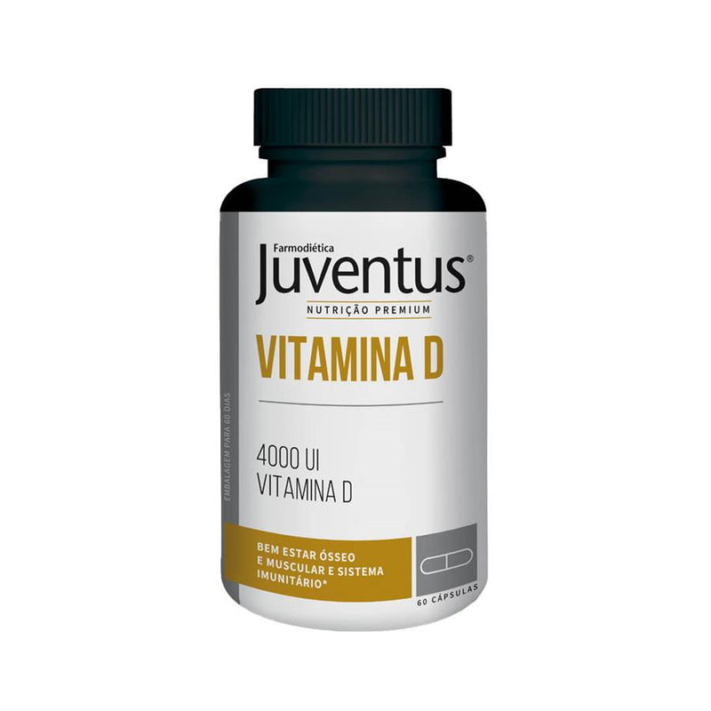 Farmodiética Juventus Vitamina D 4000 U.I. 60 Cápsulas