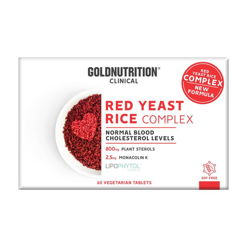 GoldNutrition Red Yeast Rice c/ Coenzima Q-10 60 Cápsulas