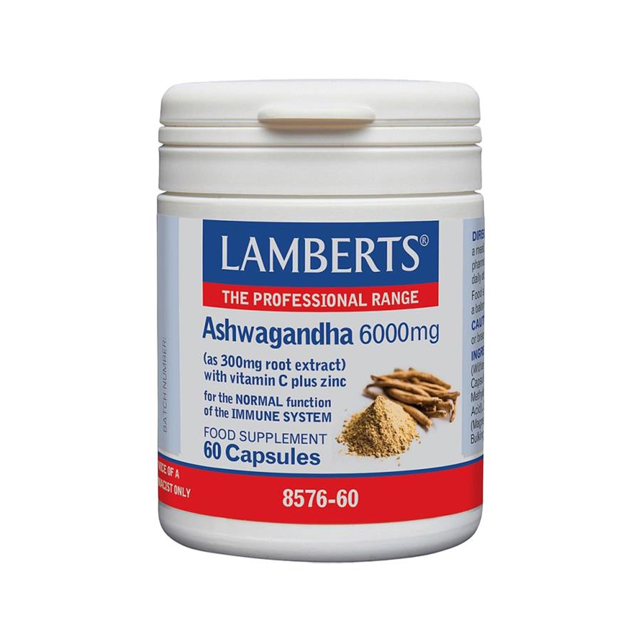 Lamberts Ashwagandha 6000mg 60 Cápsulas