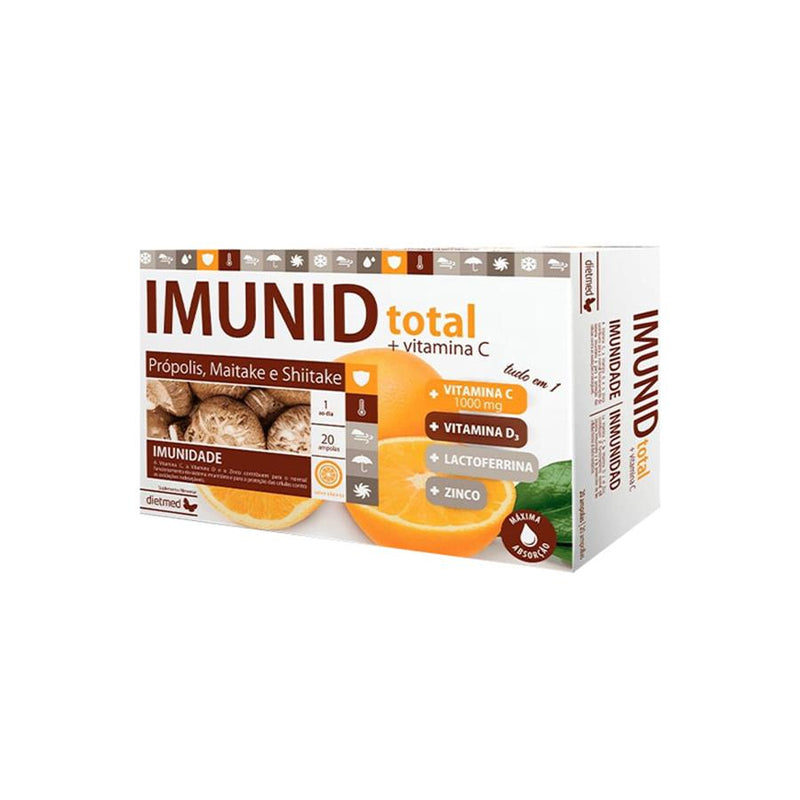 Dietmed Imunid Total + Vitamina C 20 Ampolas