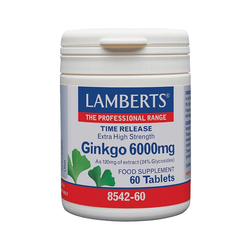 Lamberts Ginkgo 6000mg 30 comprimidos