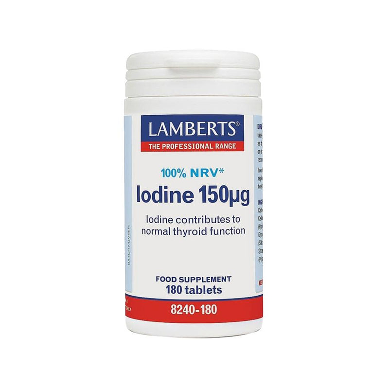Lamberts Iodine 150µg 180 Cápsulas