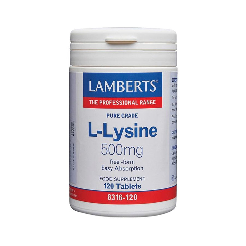 Lamberts L-Lisina 500mg 120 cápsulas