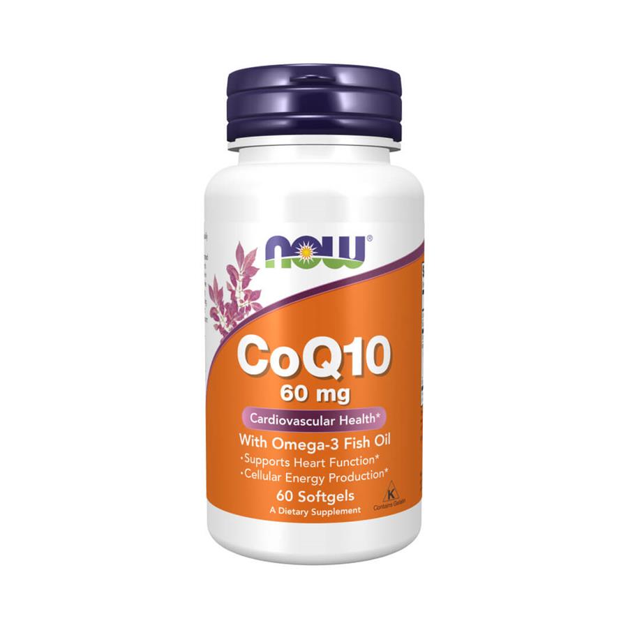 Now CoQ10 60mg 60 Cápsulas