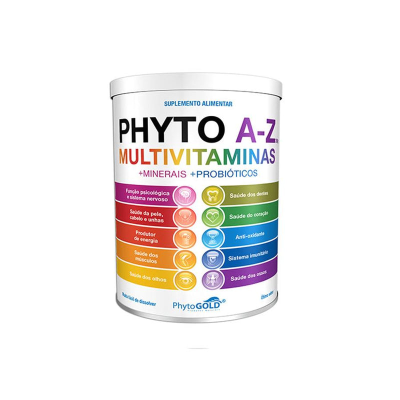 Phytotogold Phyto A-Z Multivitaminas + Minerais + Probióticos Pó 300g