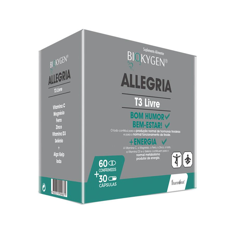 Biokygen Allegria 60 Comprimidos + 30 Cápsulas