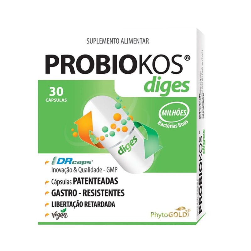Phytogold Probiokos Diges 30 Cápsulas
