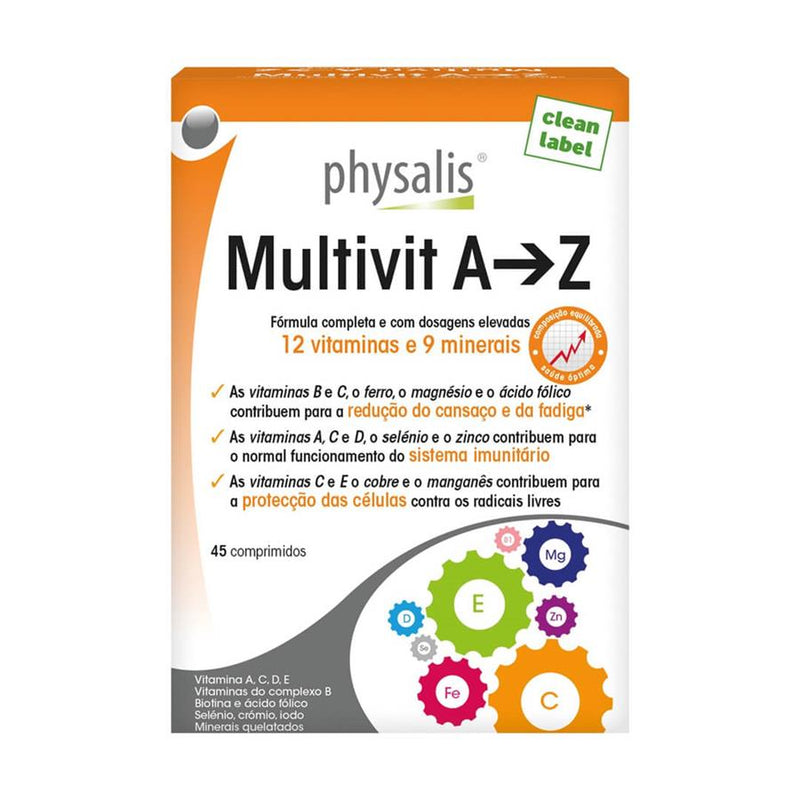 Physalis Multivit A-Z 45 Comprimidos