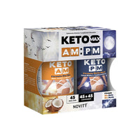 Novity Keto AM/PM MAX Fórmula Dia e Fórmula Noite 45 + 45 Comprimidos