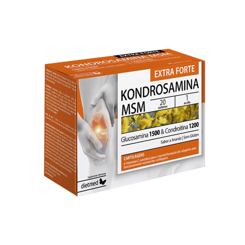 Dietmed Kondrosamina MSM Extra Forte 20 Saquetas
