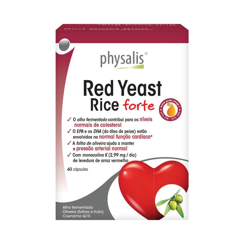 Physalis Red Yeast Rice Forte 60 Cápsulas