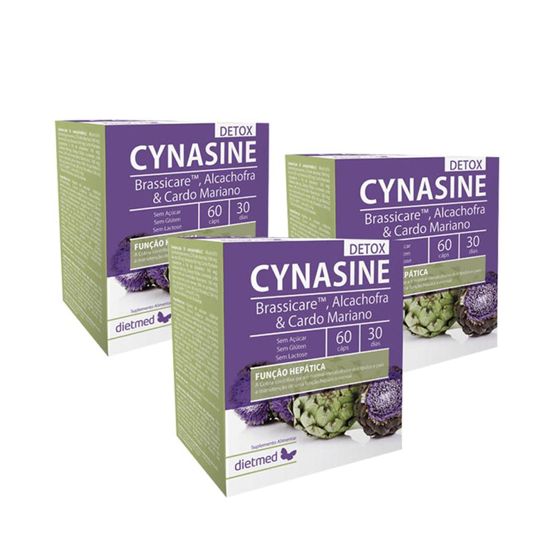 Dietmed Cynasine Detox 60 Cápsulas - Pack de 3
