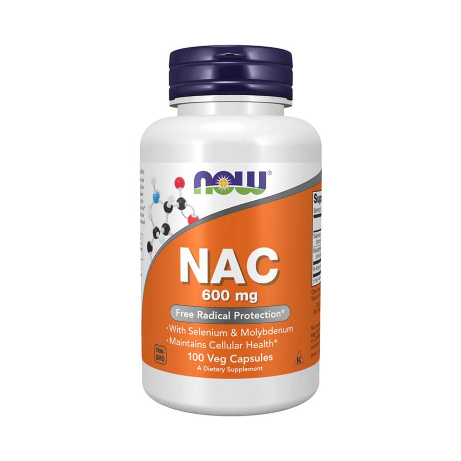 Now NAC 600mg 100 Cápsulas