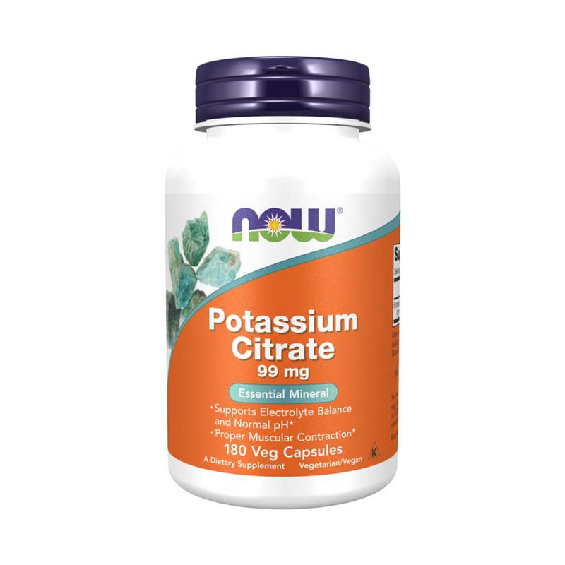 Now Potassium Citrate 99mg 180 Cápsulas