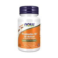 Now Probiotic-10 25 Billion 50 Cápsulas