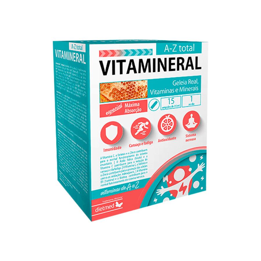 Dietmed Vitamineral A-Z Total 15 Ampolas