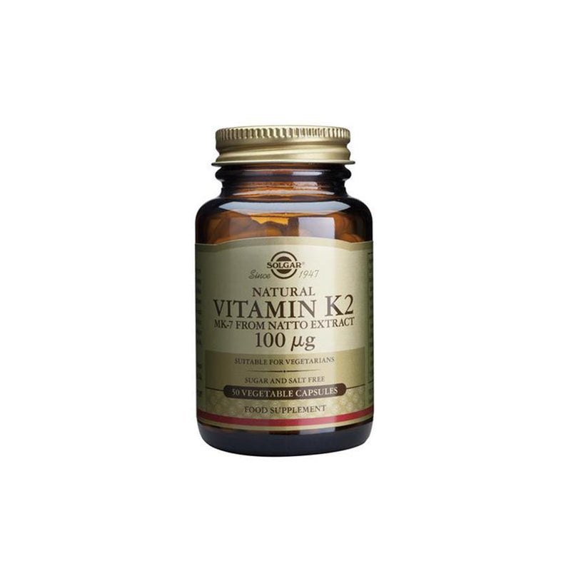 Solgar Vitamina K2 100ug 50 Cápsulas