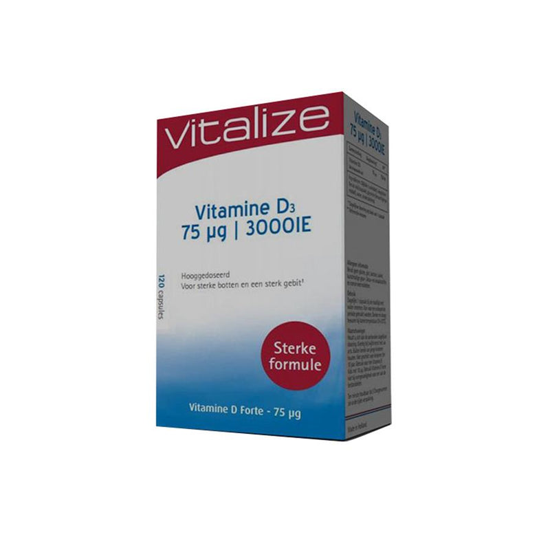 Vitalize Vitamina D3 75mcg 120 Cápsulas