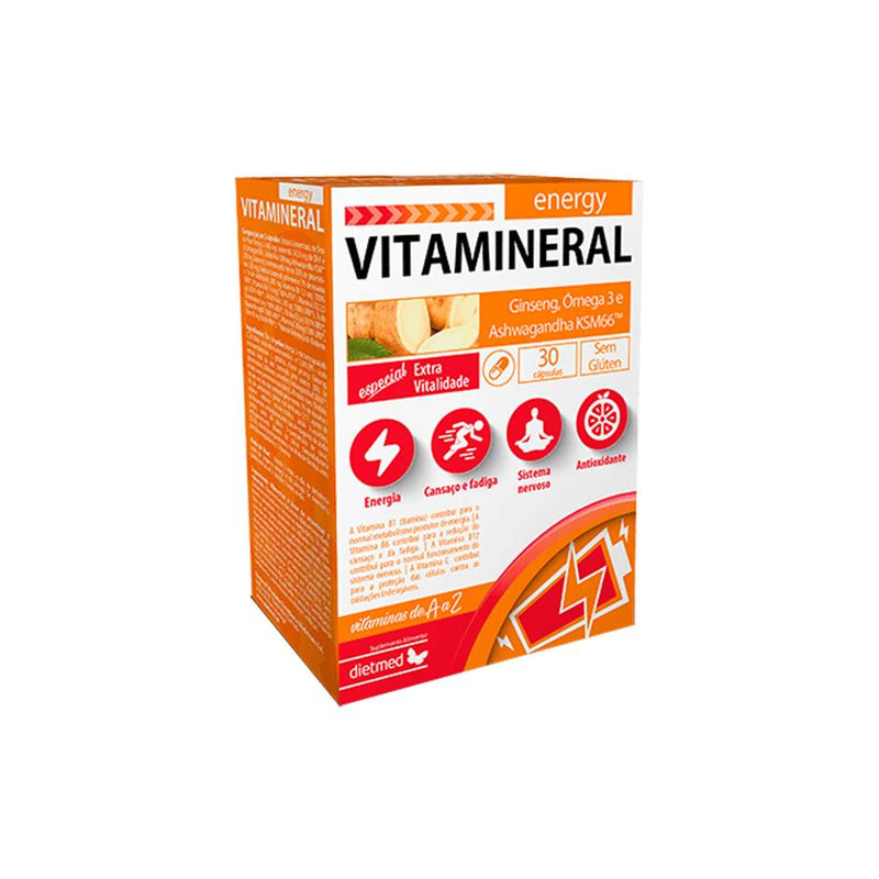 Dietmed Vitamineral Energy 30 Cápsulas