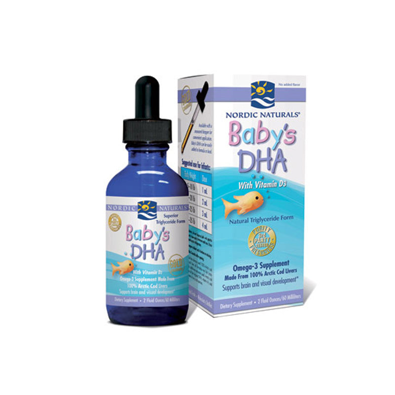 Nordic Naturals Babys DHA + Vitamina D3 Gotas 60ml