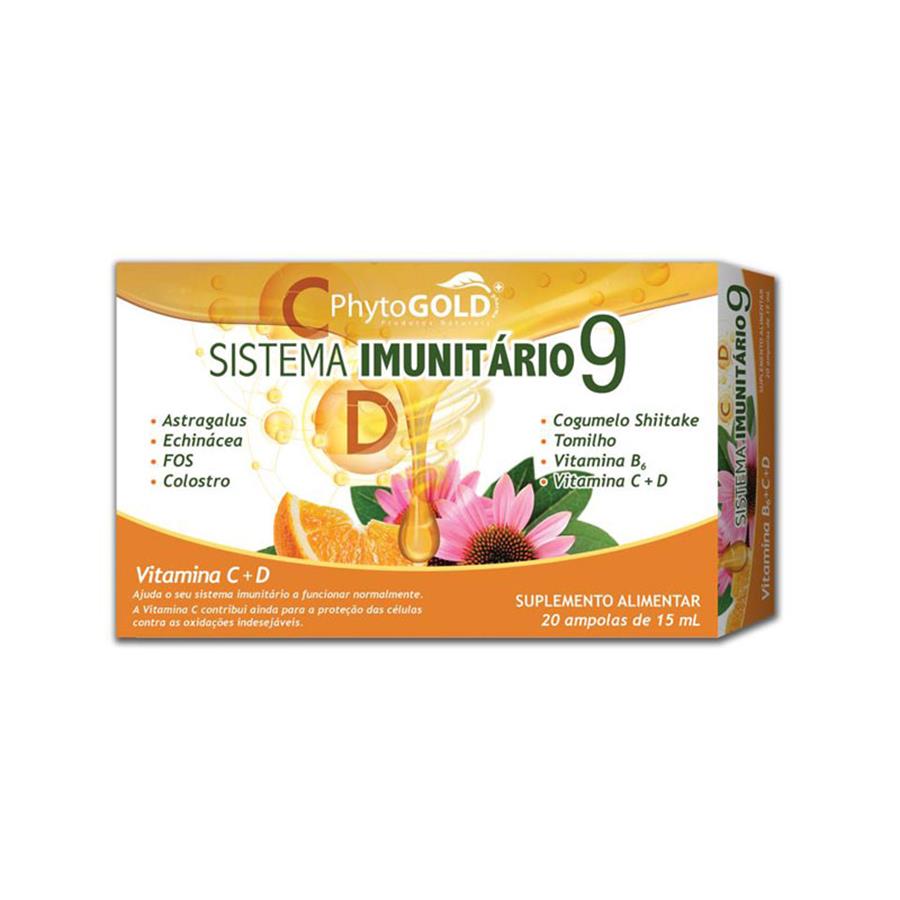 Phytogold Sistema Imunitário 9 20 Ampolas