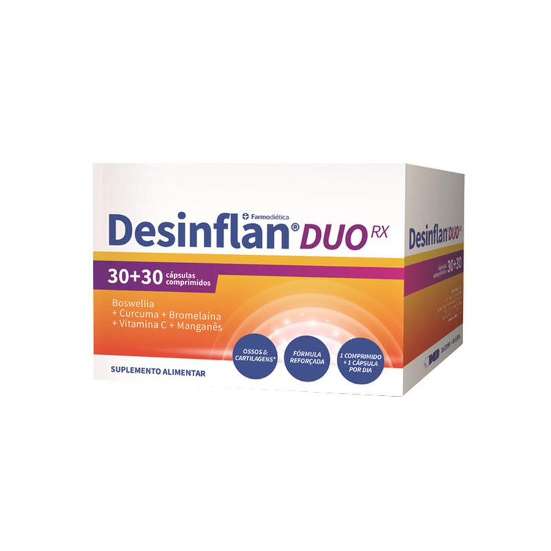 Farmodiética Desinflan Duo Rx 30 Cápsulas + 30 Comprimidos