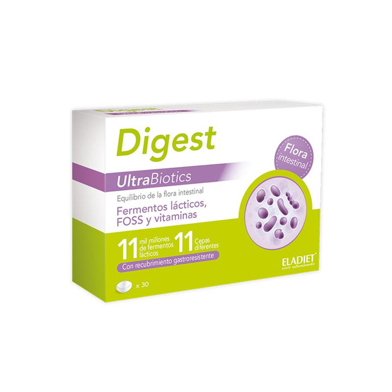 Eladiet Digest Ultraprobiotics 600mg 30 Comprimidos