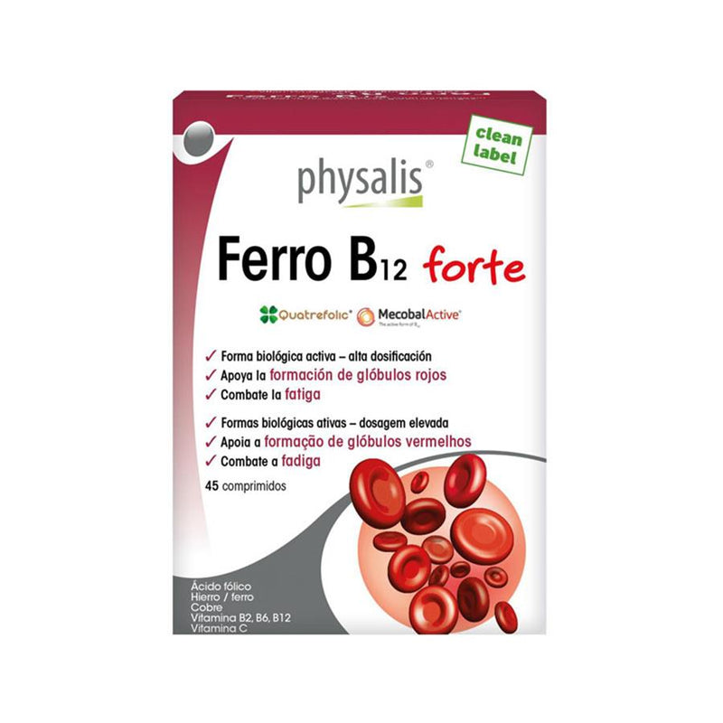 Physalis Ferro B12 Forte 45 Comprimidos