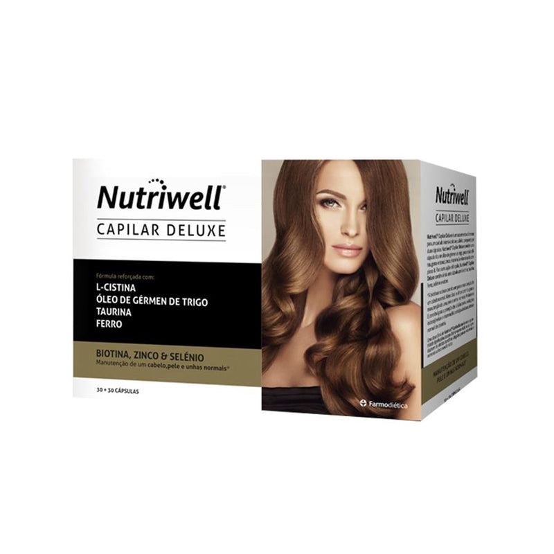 Farmodiética Nutriwell Capilar Deluxe 30 + 30 cápsulas