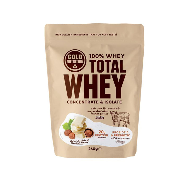 Gold Nutrition Total Whey 260g - White Chocolate Hazelnut