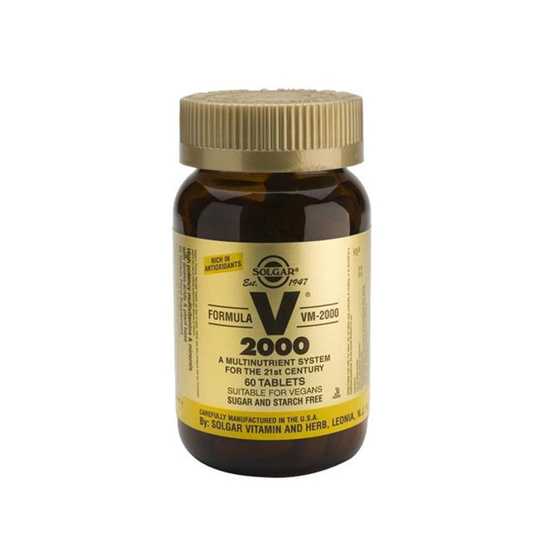 Solgar VM-2000 Multivitaminas & Minerais 60 Comprimidos