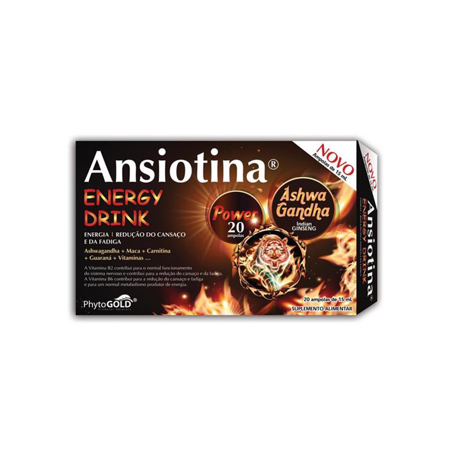 Phytogold Ansiotina Energy Drink 20 ampolas