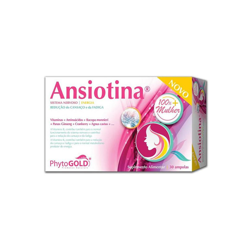 Phytogold Ansiotina 100% Mulher 30 Ampolas