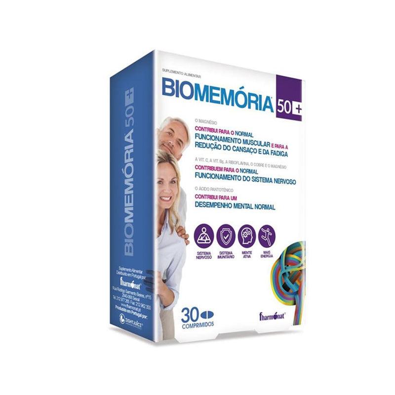 Fharmonat BioMemória 50+ 30 Comprimidos