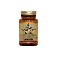 Solgar Picolinato de Zinco 22mg 100 Comprimidos